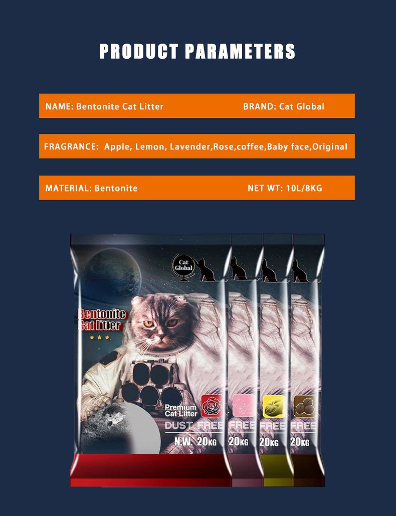 Cat Global Bentonite Cat Litter20kg Details