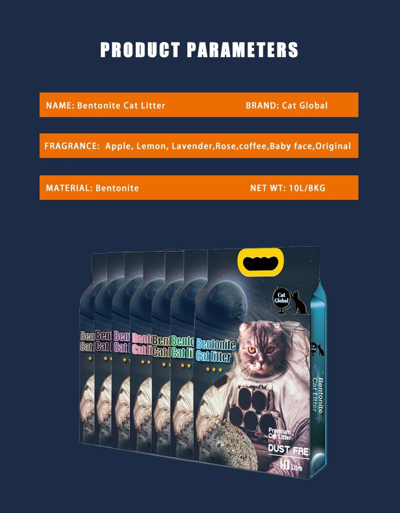 Bentonite Cat Litter Details 
