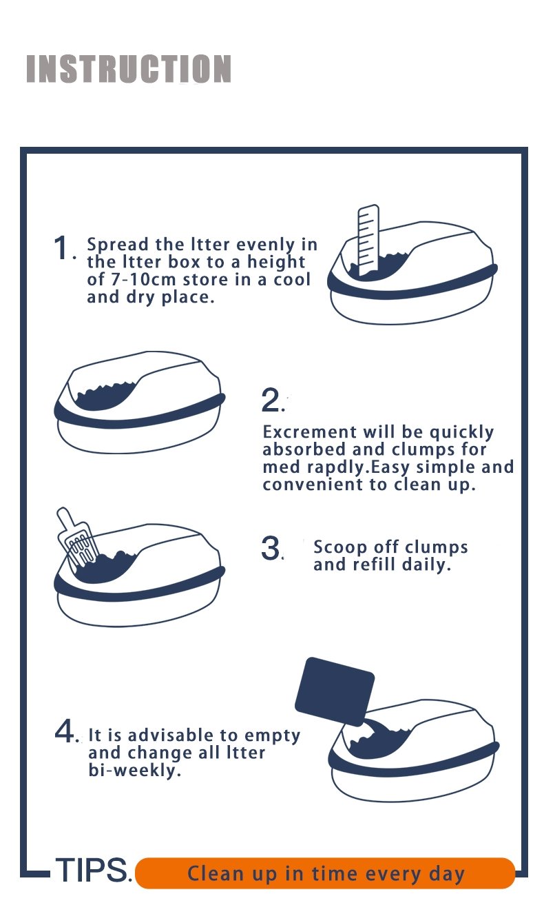 Bentonite Cat Litter Details