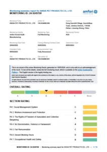 BSCI-certified cat litter