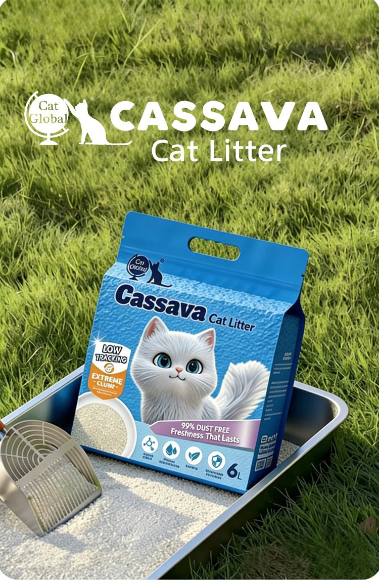 cassava cat litter manufacturer