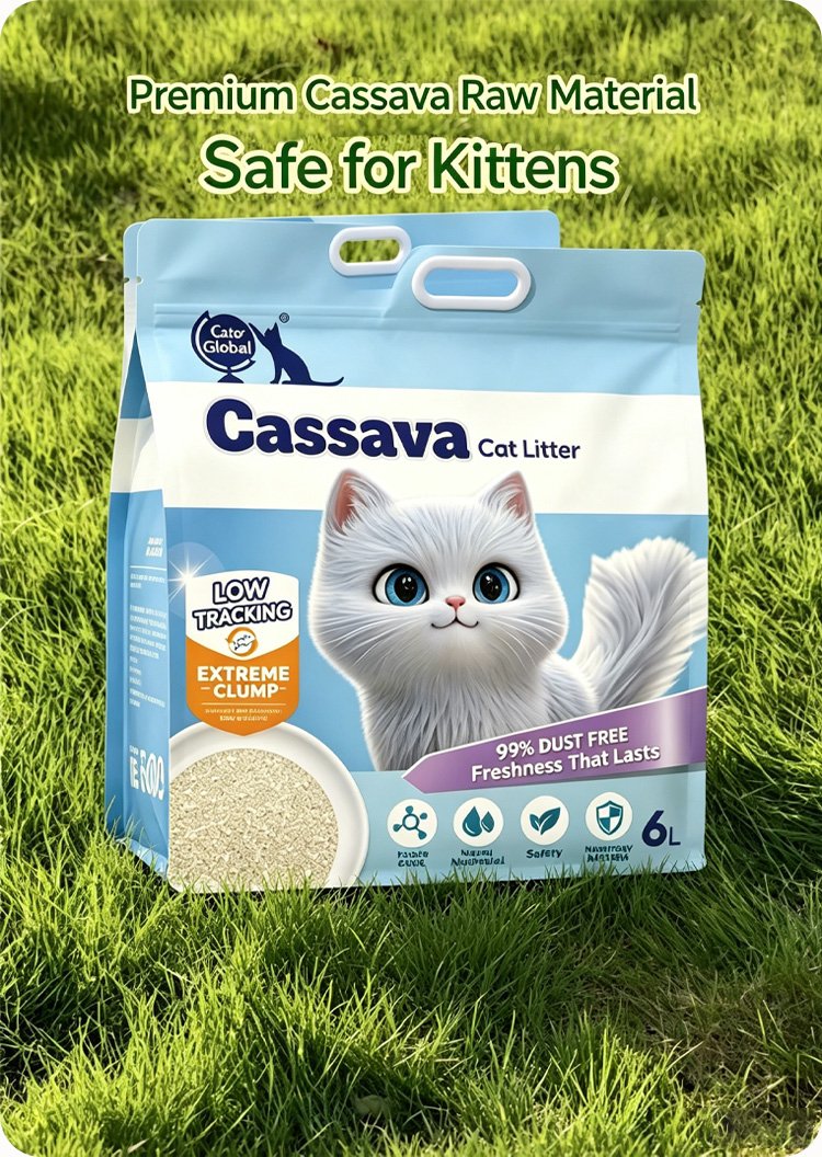 cassava cat litter manufacturer