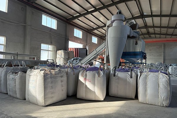 Cassava pellet line — 1–2 mm granule, >650% absorption.